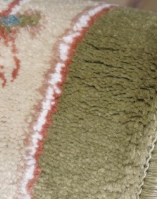 Высокоплотный ковер Royal Esfahan 3046A Green-Cream - высокое качество по лучшей цене в Украине.